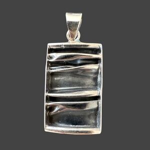 Oxidized Sterling Silver Pendant